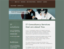 Tablet Screenshot of gac-itconsultants.com